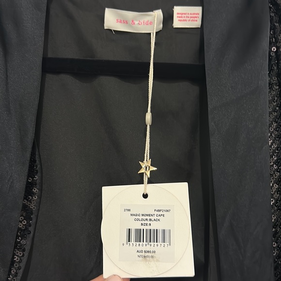 SASS AND BIDE MAGIC MOMENT CAPE SZ SMALL - Picture 6 of 10